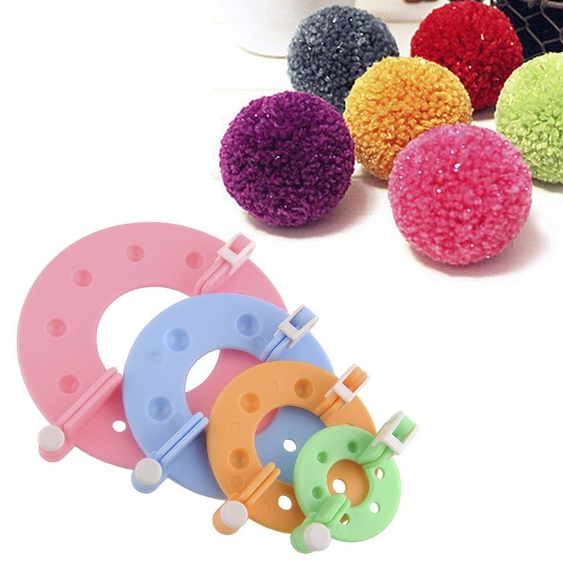 Pom Pom Maker Tool - 8 Uds. De bolas de pelusa