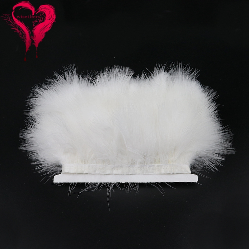 Feather Trim Marabou - 1 metro elegante suave esponjoso teñido