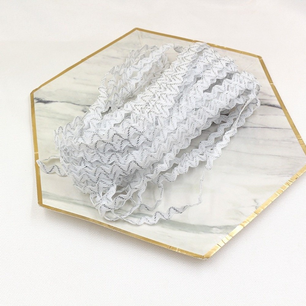 Lace Ribbon Trim - Cinta de poliéster multicolor de 15