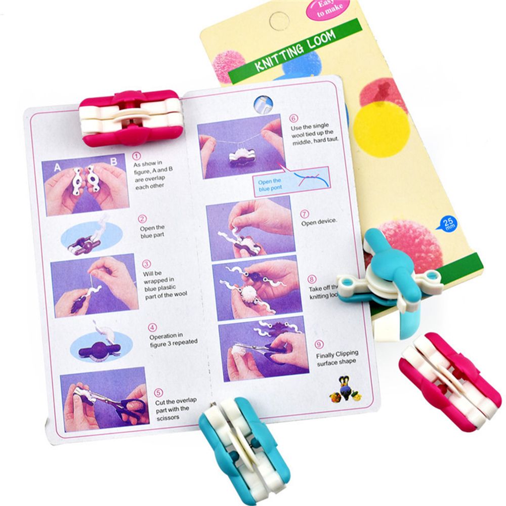 Pom Pom Maker Tool - 2 unids/lote, Kits de mano artesanales