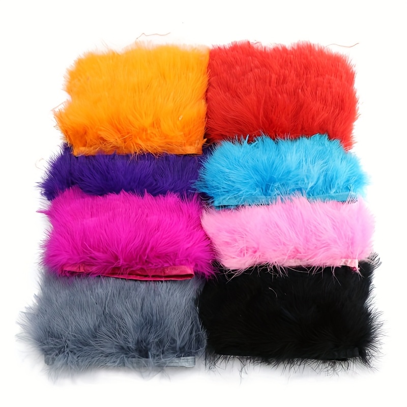 Feather Trim Marabou - Plumas de Pavo Esponjosas, Adorno de