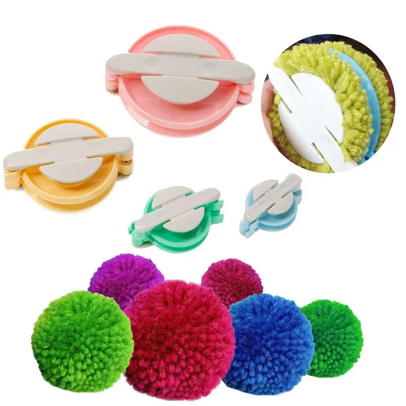 Pom Pom Maker Tool - Juego de Herramientas para Hacer Bolas