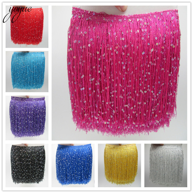 Fringe Ribbon Sewing - YOYUE, 1 yarda, 20CM de largo,