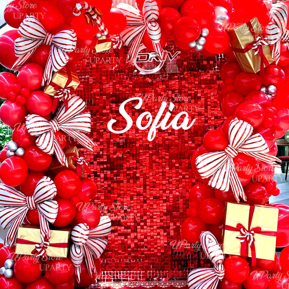 Sequin Fabric Panel - Paneles de fondo de pared con