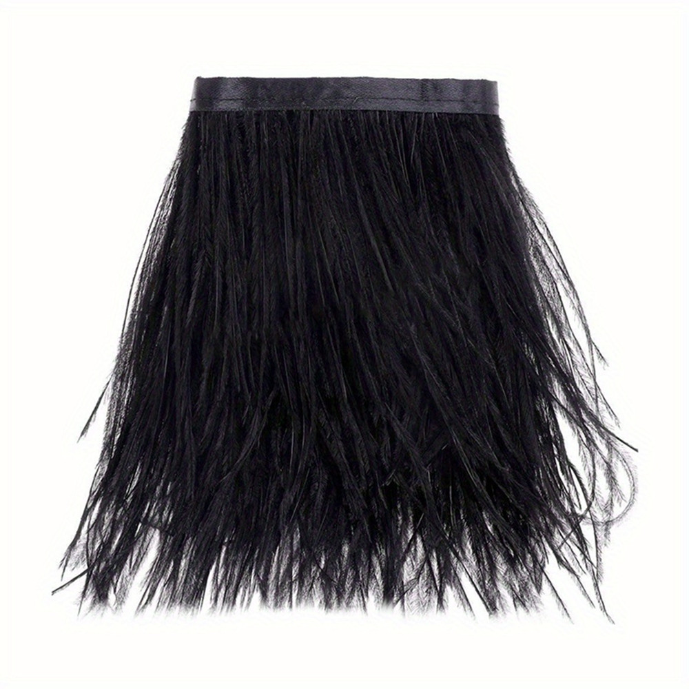 Feather Trim Marabou - 1M 8-10cm plumas de avestruz negras