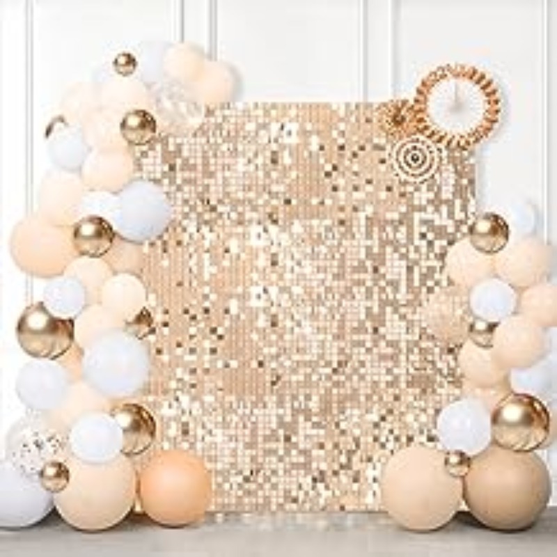 Sequin Fabric Panel - Paneles de pared brillantes de lentejuelas
