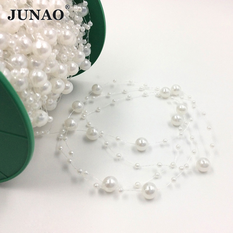 Pearl Trim Chain - JUNAO 20 metros 3 + 8mm