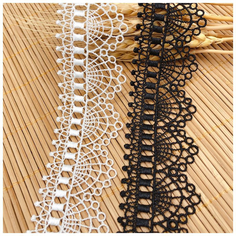 Lace Ribbon Trim - Cadena de clavícula bordada hueca, pijamas,