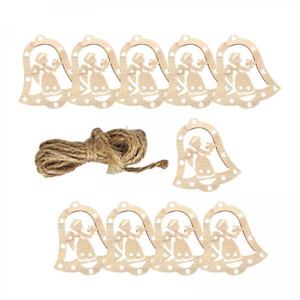 Christmas Craft Embellishment - Cortes de Madera sin Acabado para