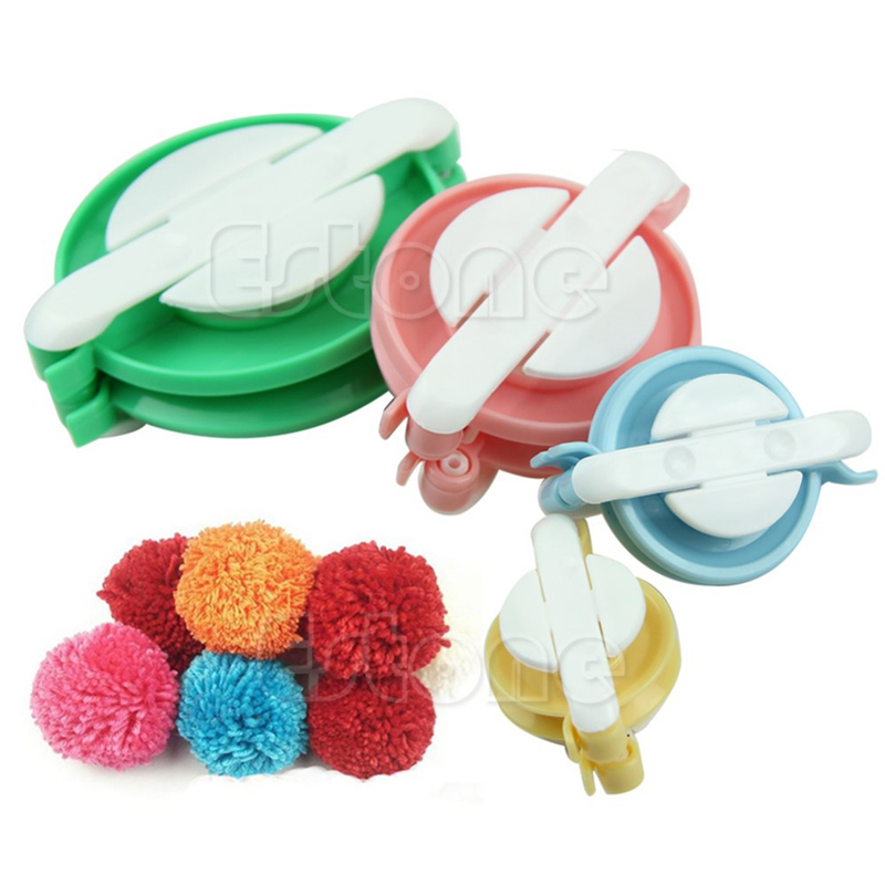 Pom Pom Maker Tool - Juego pompones para manualidades, Bommel, Bola
