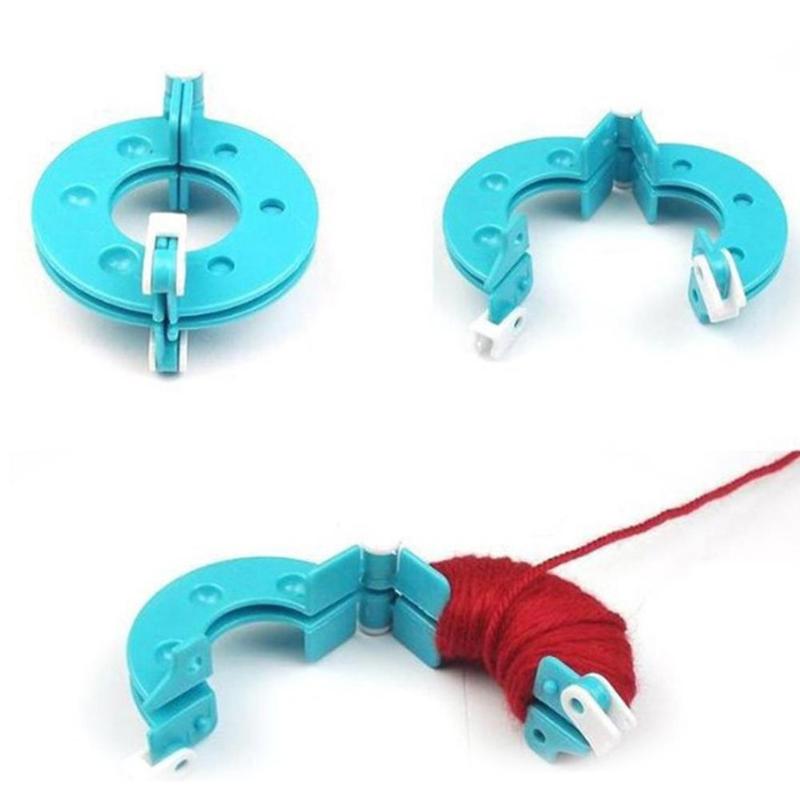 Pom Pom Maker Tool - Juego de 8 Moldes de Plástico