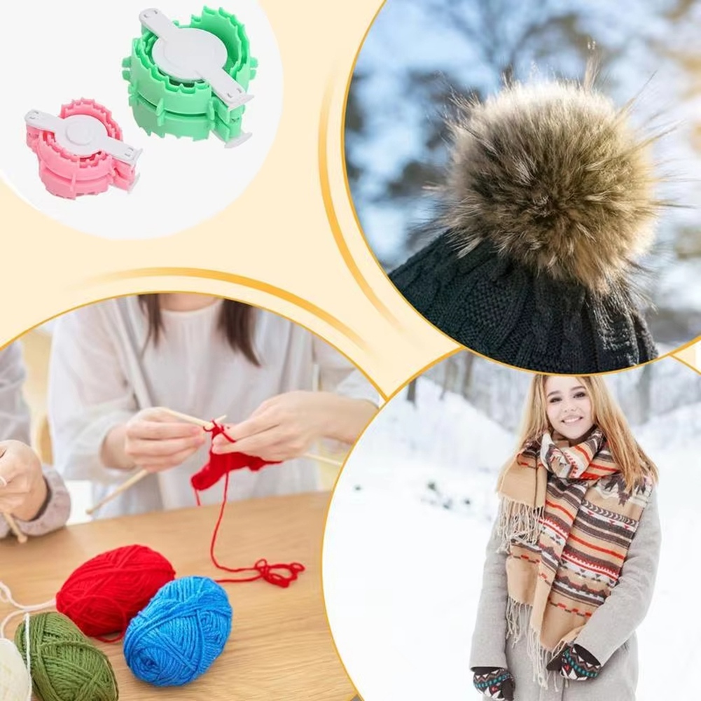 Pom Pom Maker Tool - AC76 - Herramienta para Hacer Pompones,