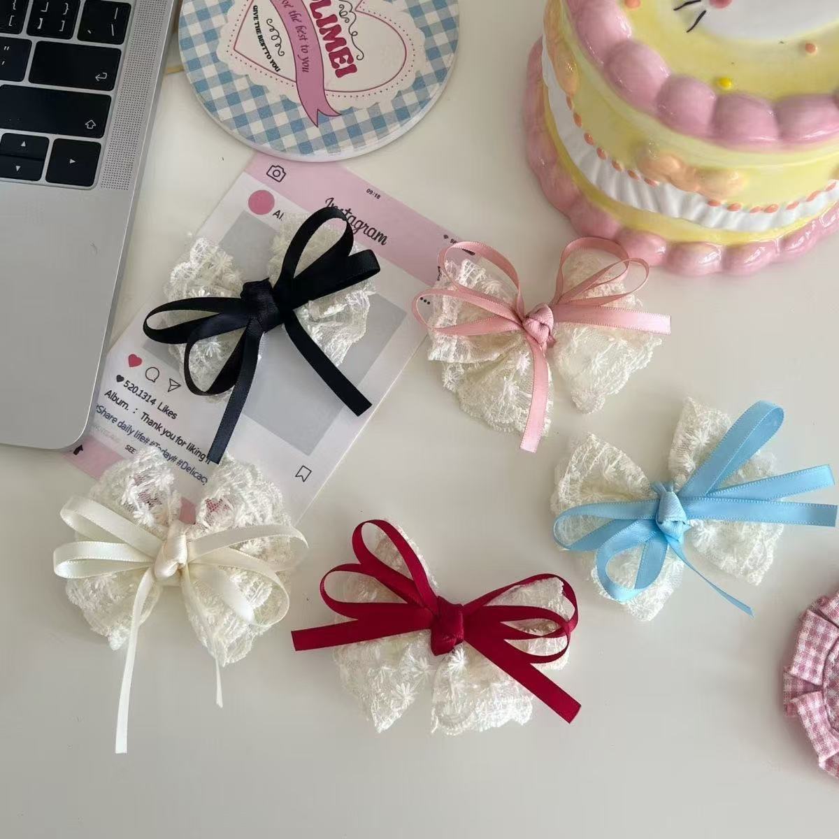 Horquillas con lazo de encaje  - Lace Ribbon Trim reseña y precio
