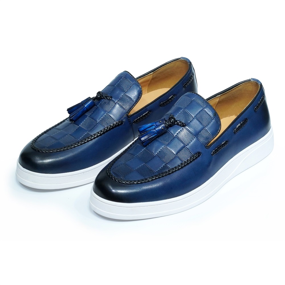 Mocasines de cuero genuino con - Tassel Fringe Trim reseña y precio
