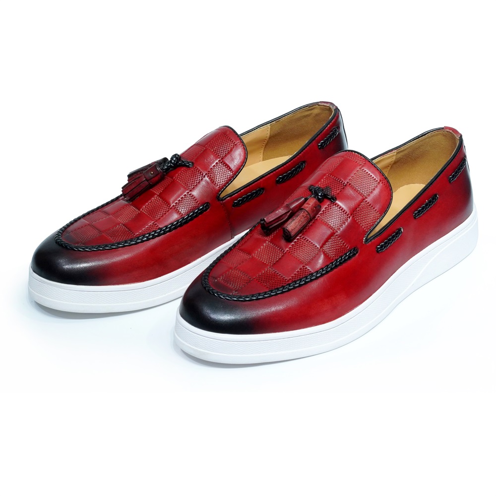 Mocasines de cuero genuino con - Tassel Fringe Trim reseña y precio