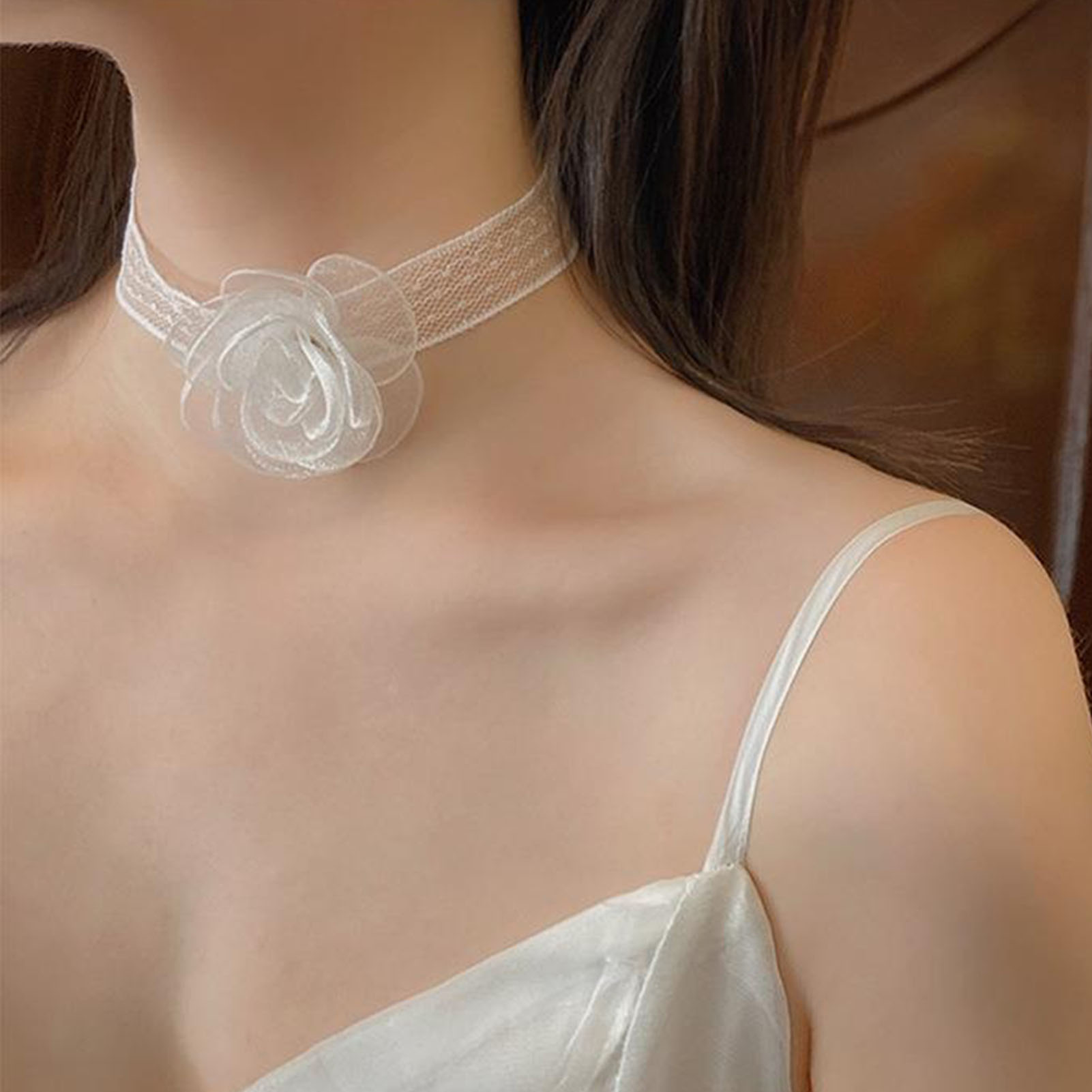 Diadema con lazo de encaje y d - Lace Ribbon Trim reseña y precio