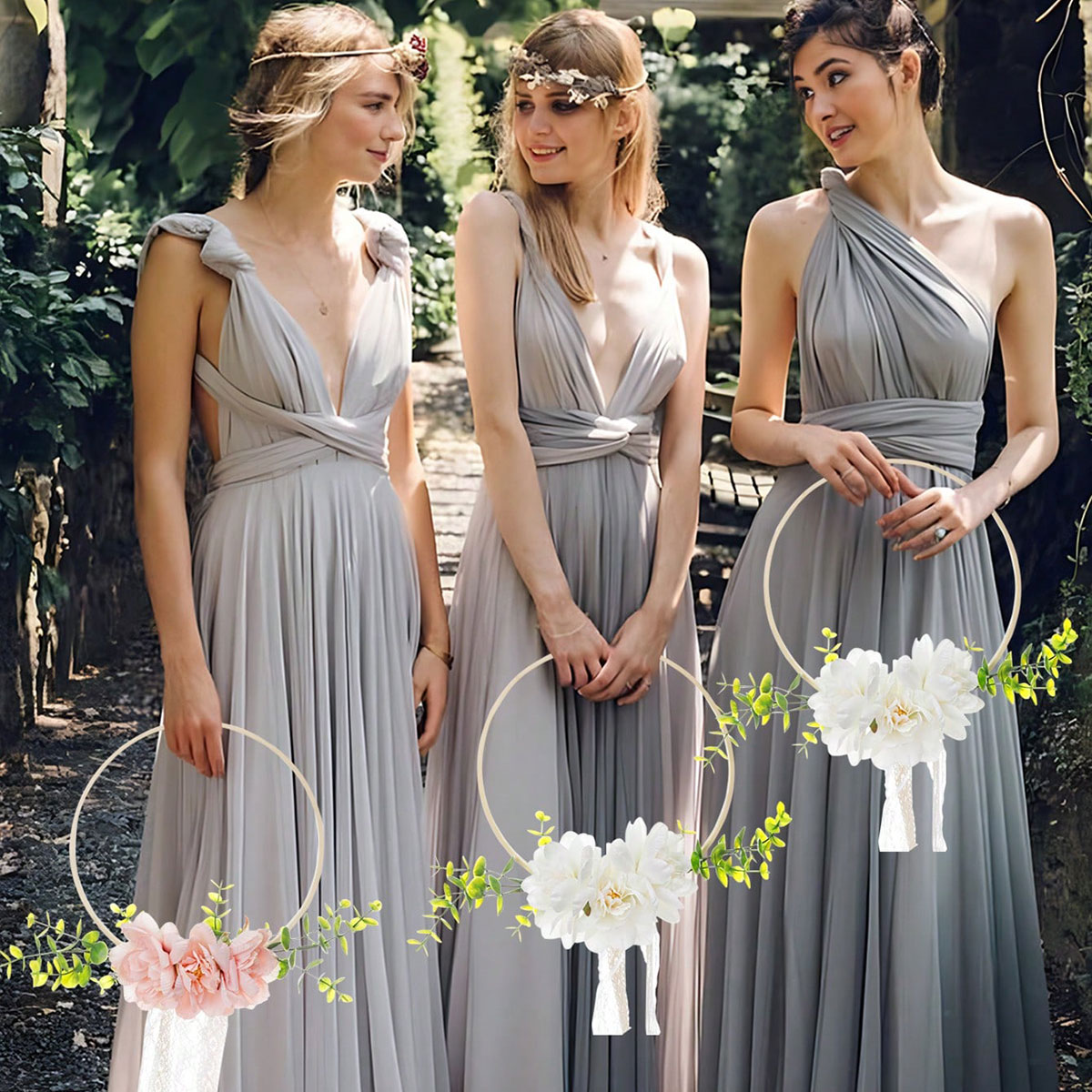 1 corona de flores redonda de  - Tassel Fringe Trim reseña y precio