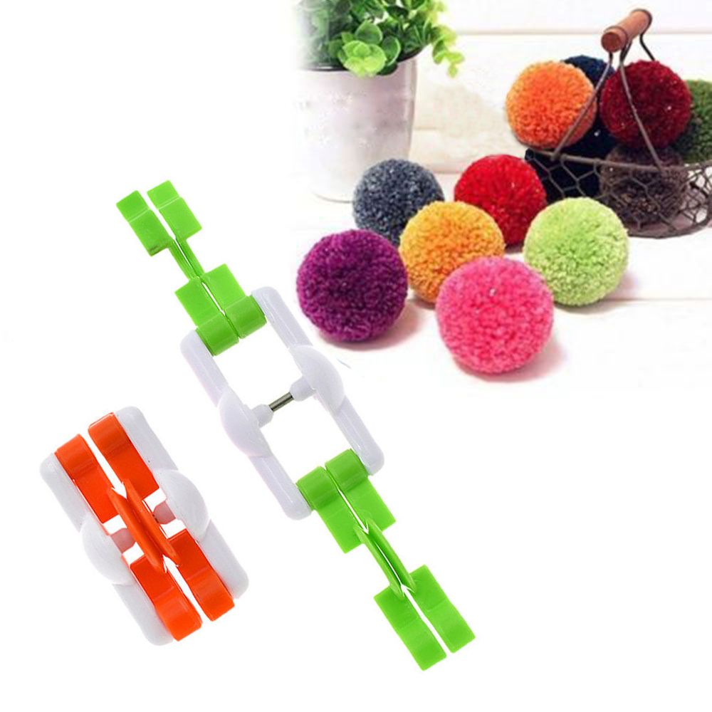 2 unids/lote, Kits de mano art - Pom Pom Maker Tool reseña y precio