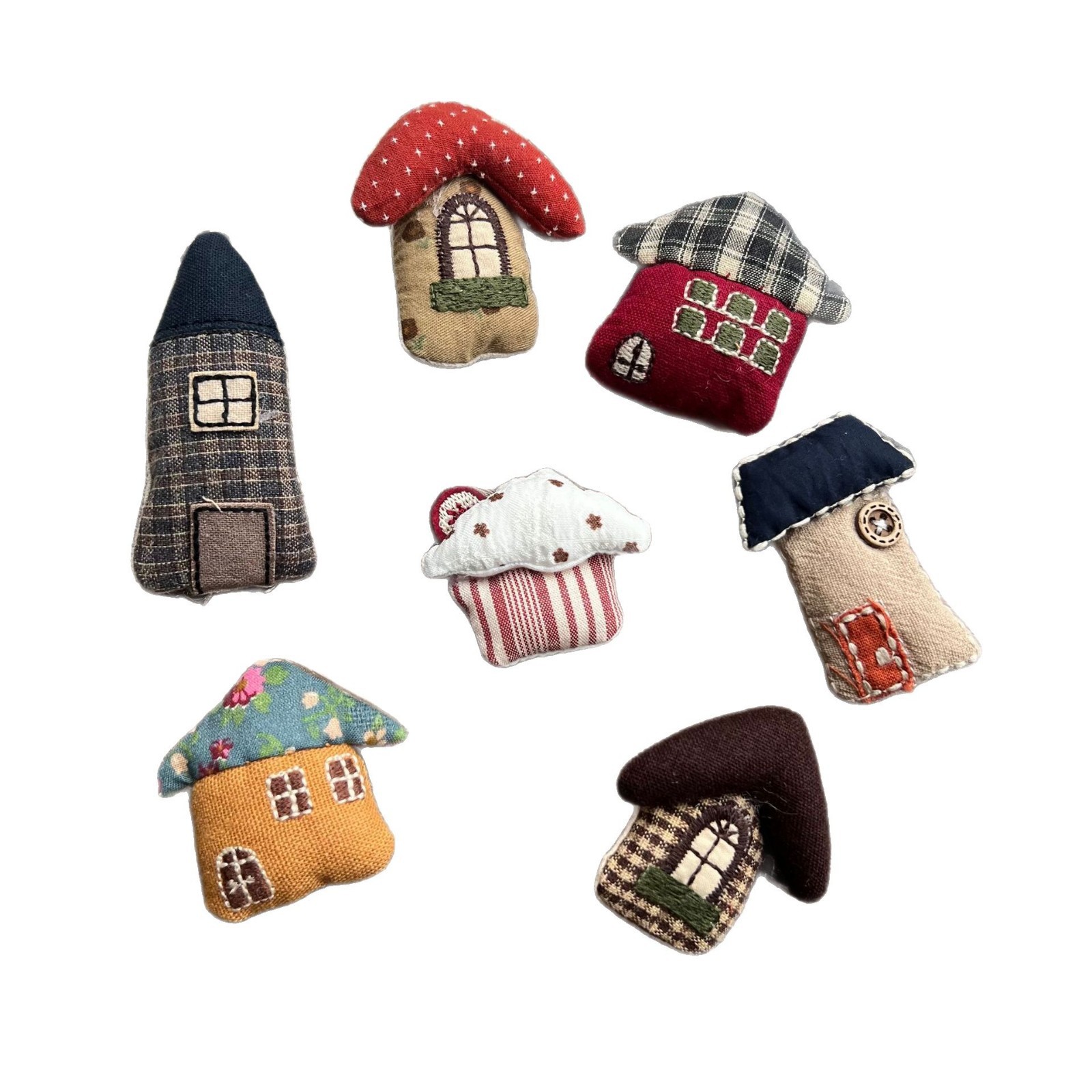 Casa de hongos de tela rellena - Craft Embellishments reseña y precio