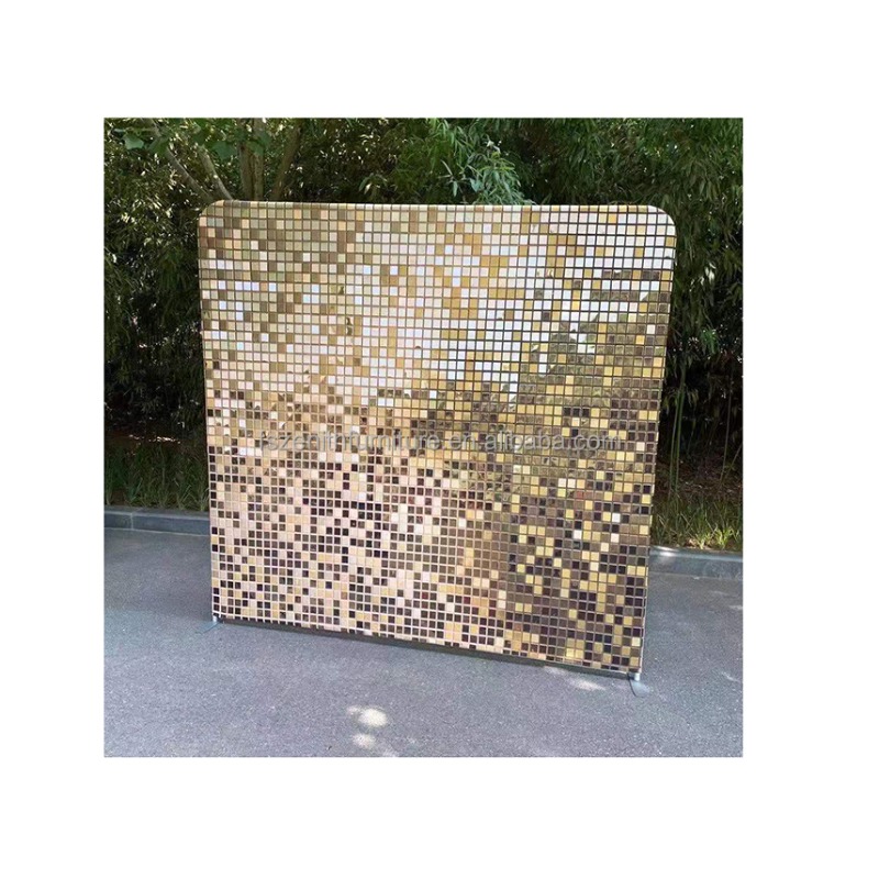 Cubierta trasera de arco de te - Sequin Fabric Panel reseña y precio