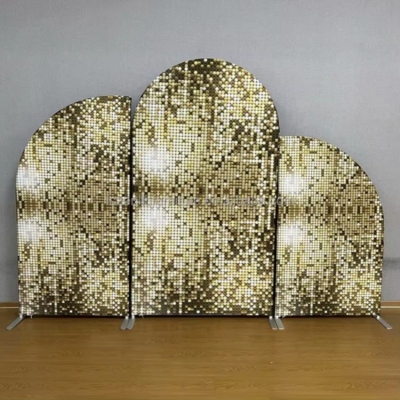 Cubierta trasera de arco de te - Sequin Fabric Panel reseña y precio