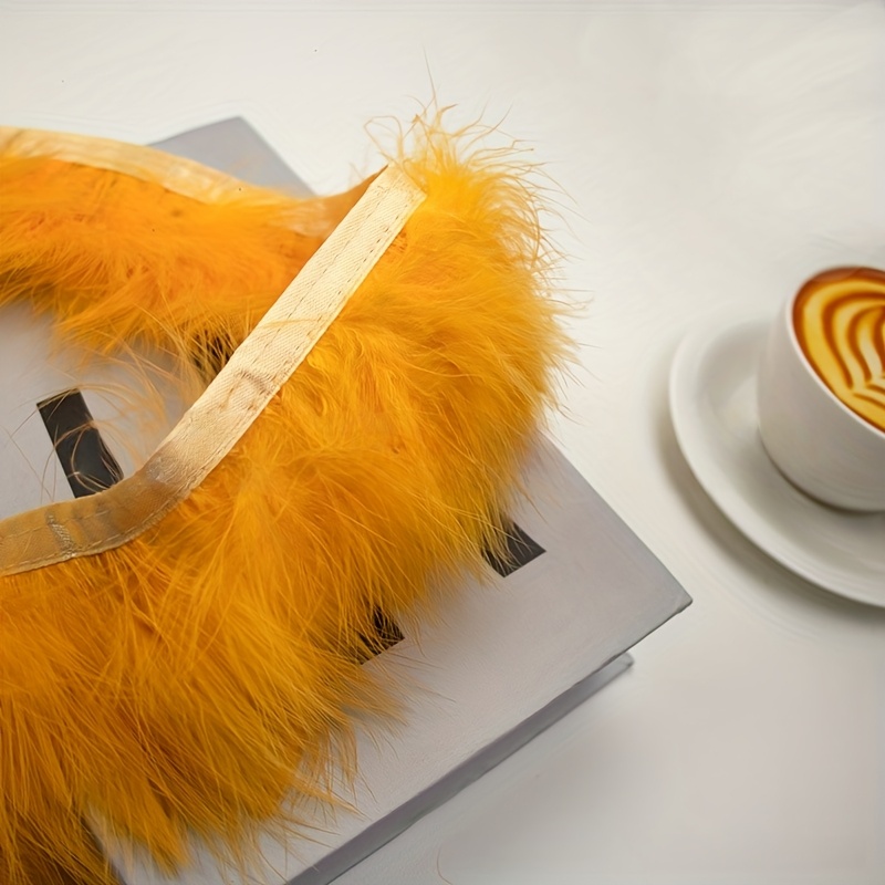 Plumas de Pavo Esponjosas, Ado - Feather Trim Marabou reseña y precio