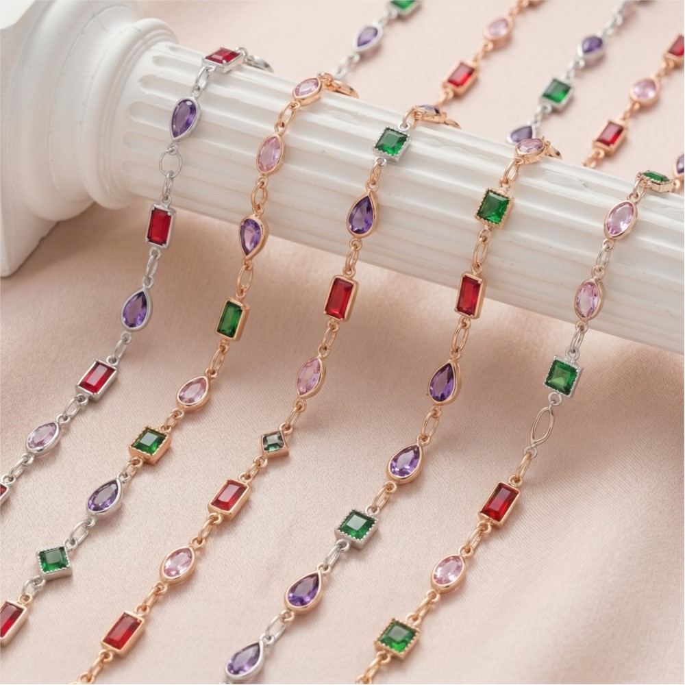 Cadena de 1 metro con diamante - Pearl Trim Chain reseña y precio