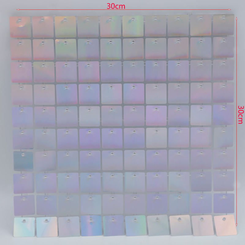 18 Paneles de Pared Iridiscent - Sequin Fabric Panel reseña y precio
