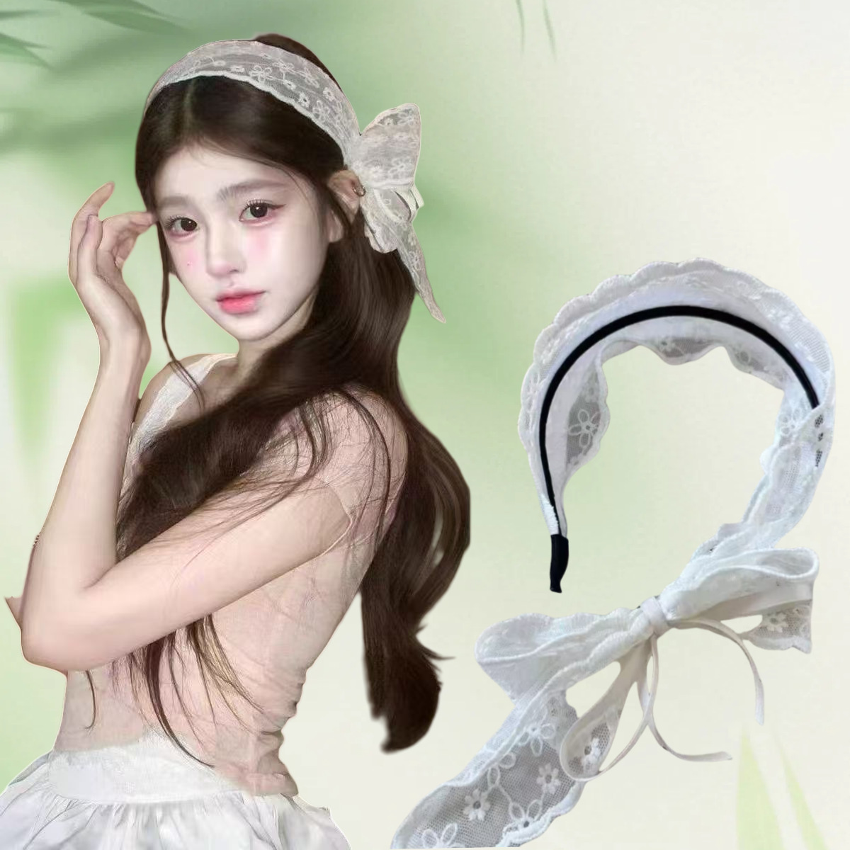 Nueva banda para el cabello de - Lace Ribbon Trim reseña y precio