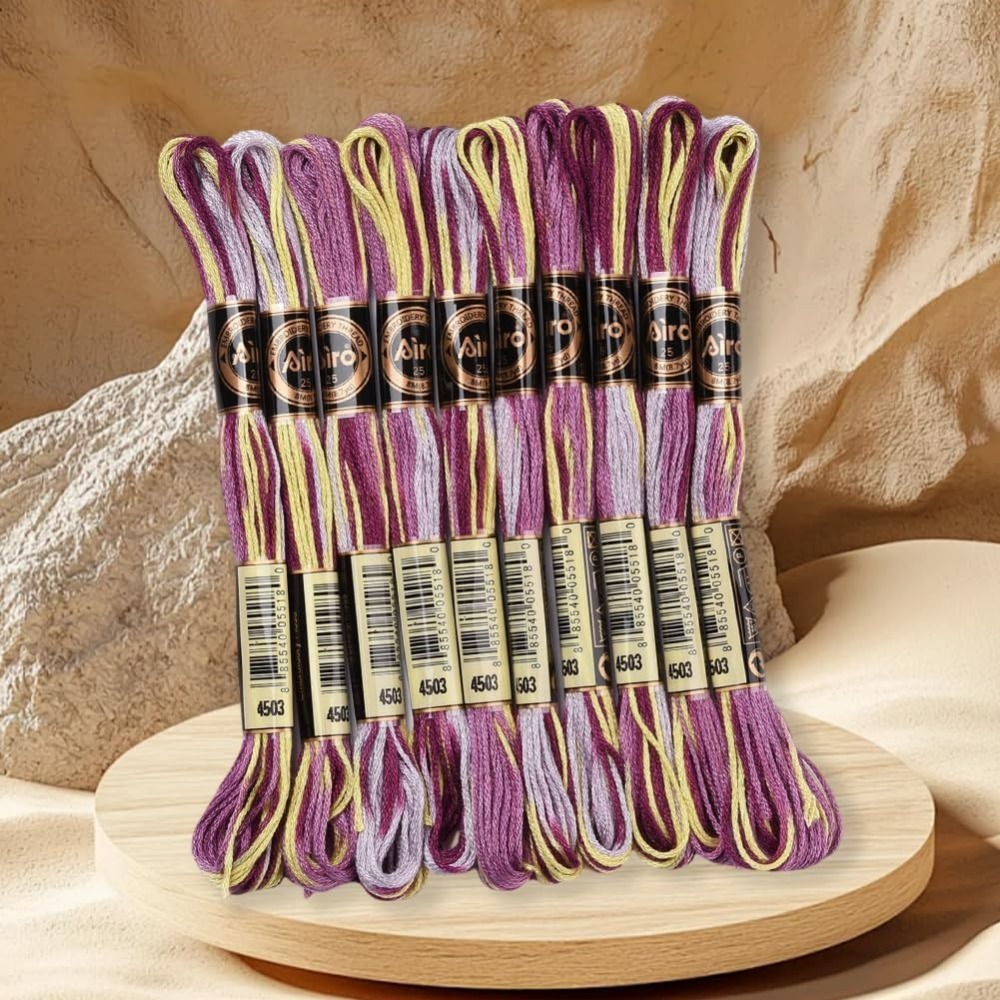 6 hebras de hilo de bordar mor - Embroidery Embellishments reseña y precio