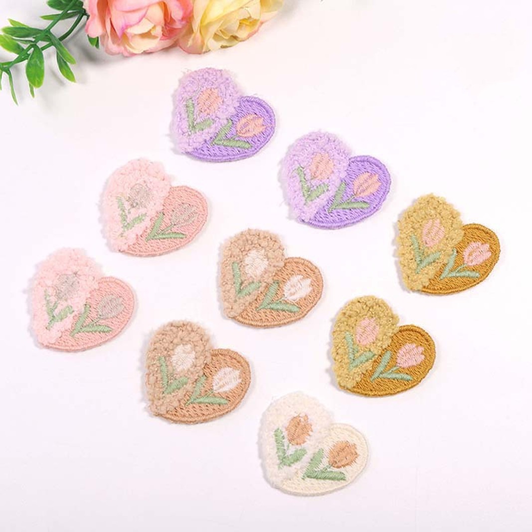 Apliques de flores de amor de  - Applique Patch Flower reseña y precio