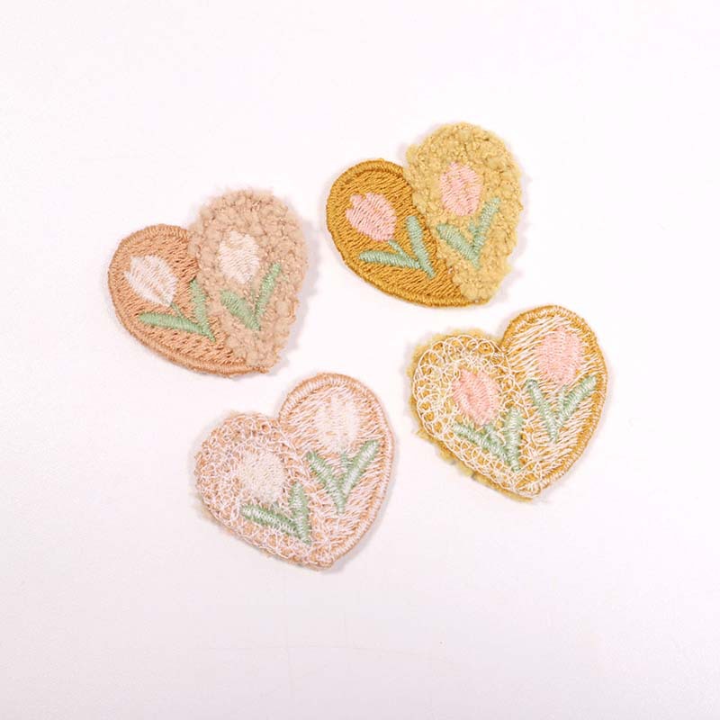 Apliques de flores de amor de  - Applique Patch Flower reseña y precio