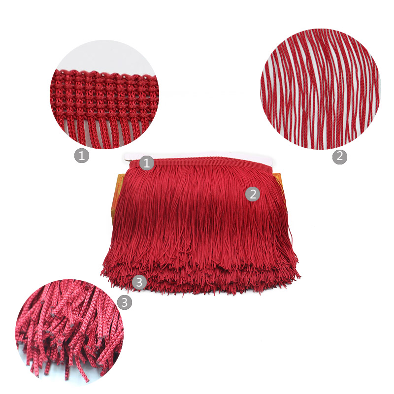 Adorno de flecos y borlas de 9 - Fringe Ribbon Sewing reseña y precio