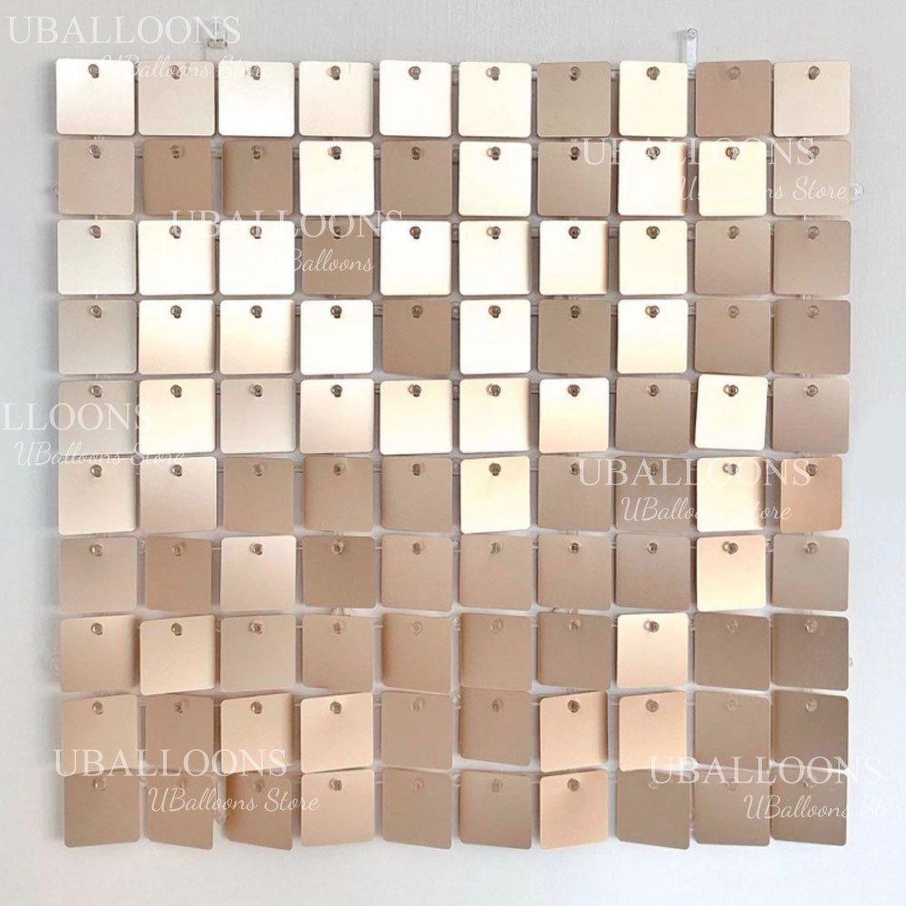 Paneles de Lentejuelas Doradas - Sequin Fabric Panel reseña y precio