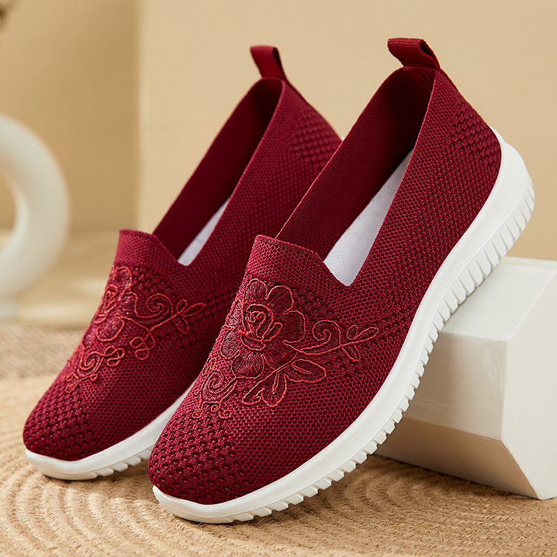 Zapatos de malla con bordado d - Embellish Knit reseña y precio