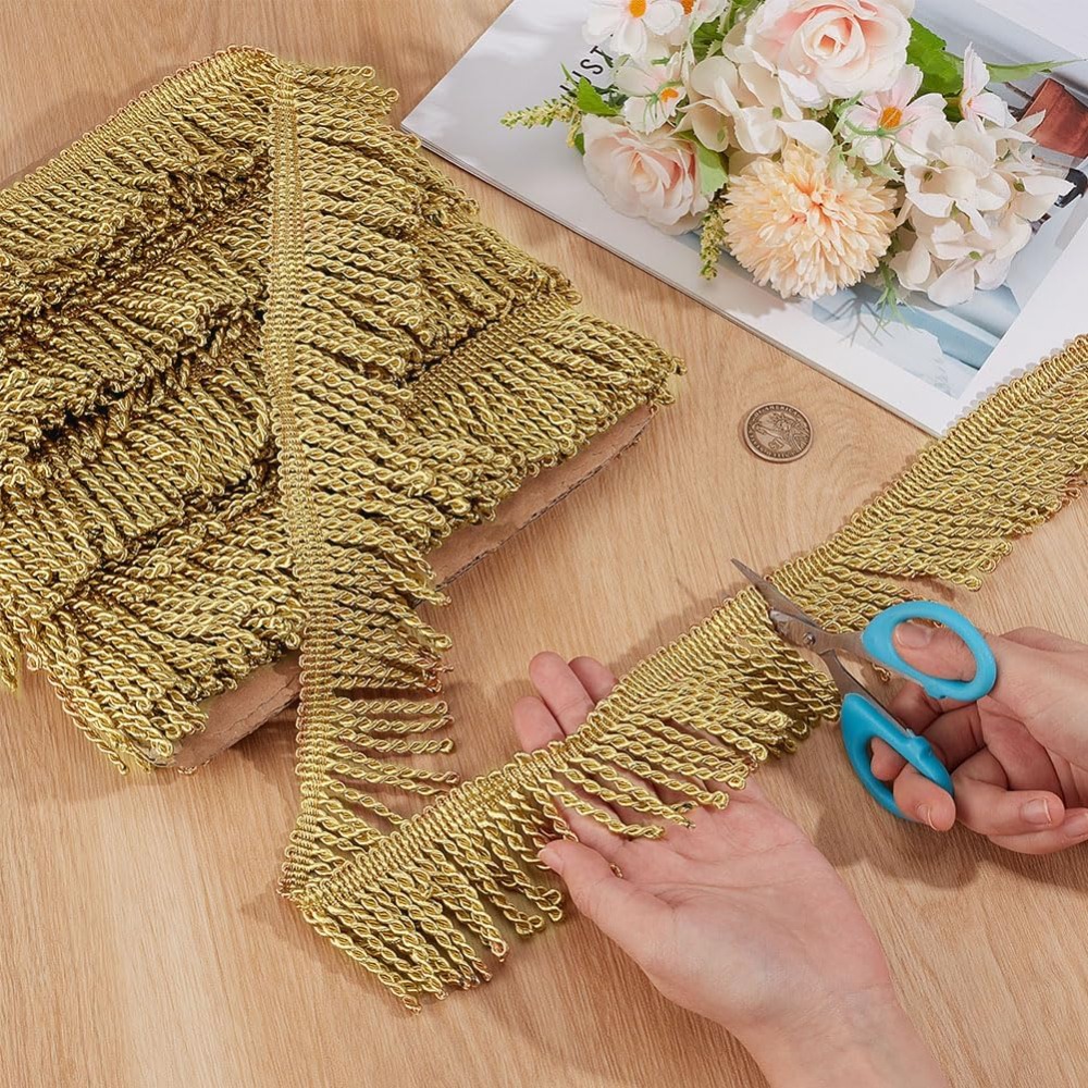 Adorno de flecos de 12 yardas  - Tassel Fringe Trim reseña y precio