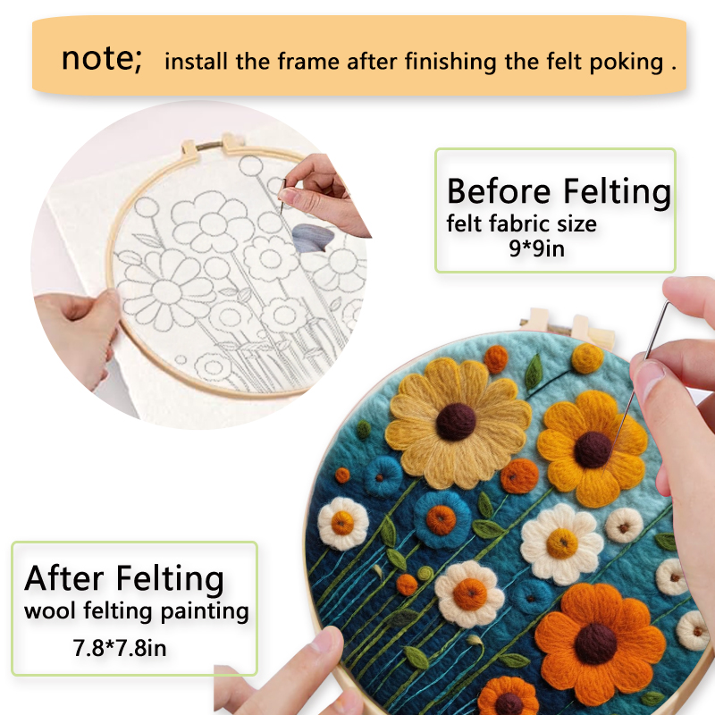 CHENISTORY-pintura de fieltro  - Craft Embellishments reseña y precio
