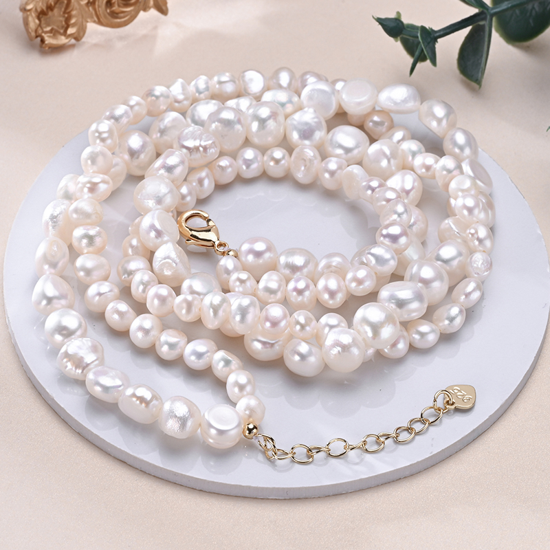 HENGSHENG-collar doble de perl - Pearl Trim Chain reseña y precio