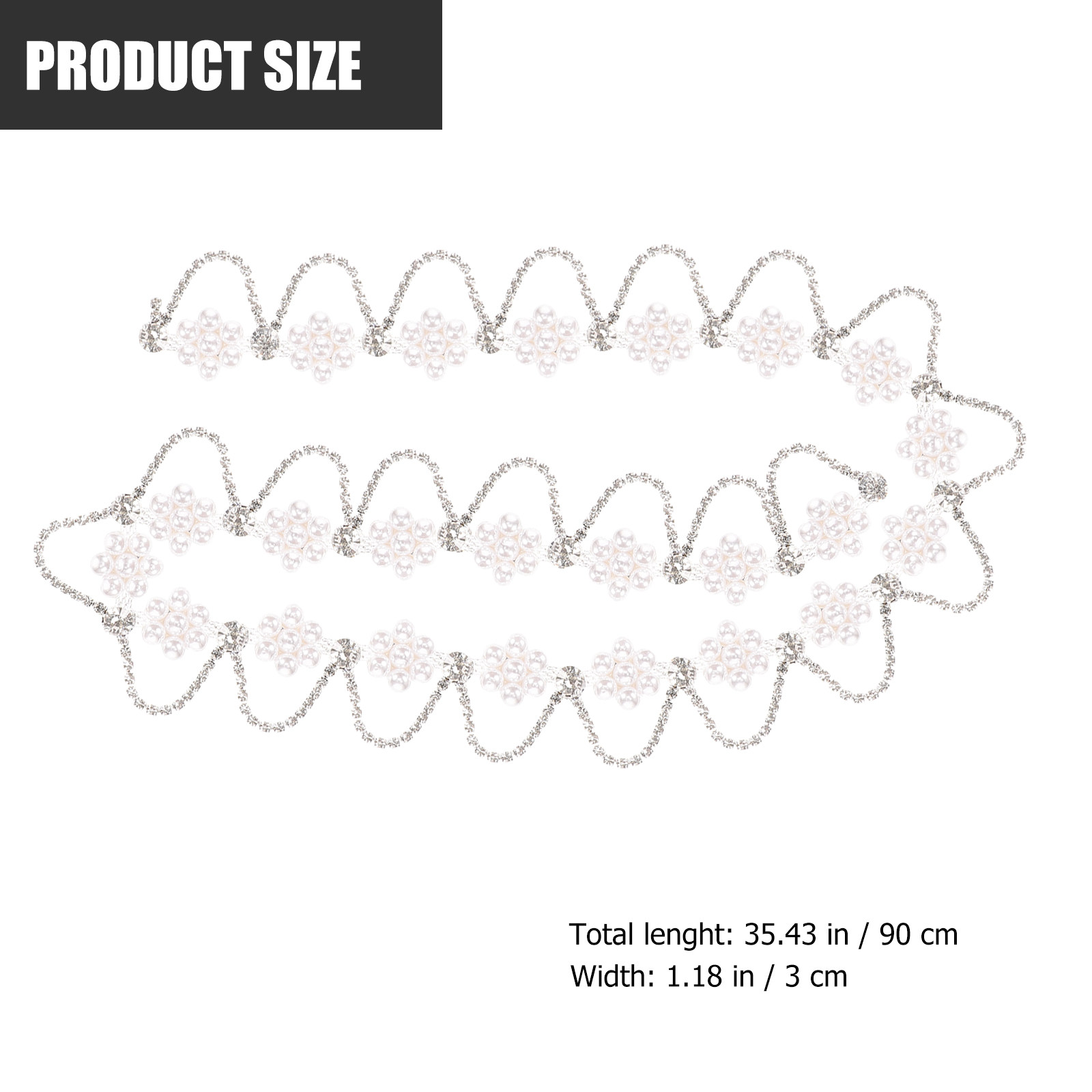 Cadena de Perlas y Diamantes d - Pearl Trim Chain reseña y precio