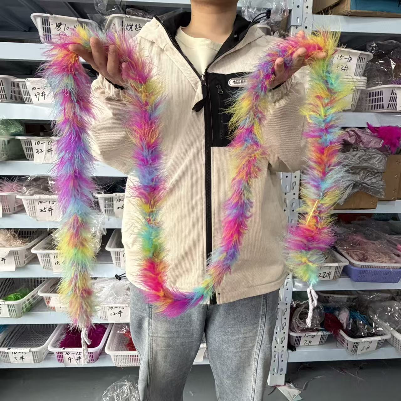Boa de Plumas de Marabú Multic - Feather Trim Marabou reseña y precio