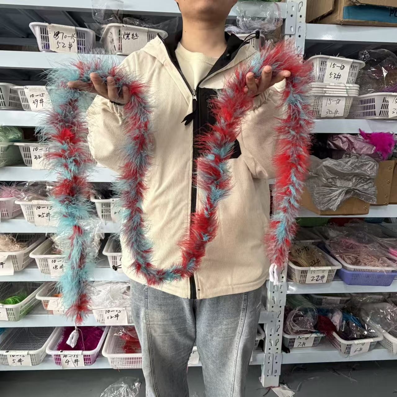 Boa de Plumas de Marabú Multic - Feather Trim Marabou reseña y precio