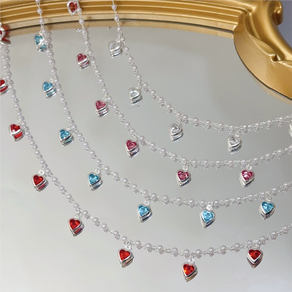 Cadena de Latón con Corazones  - Pearl Trim Chain reseña y precio
