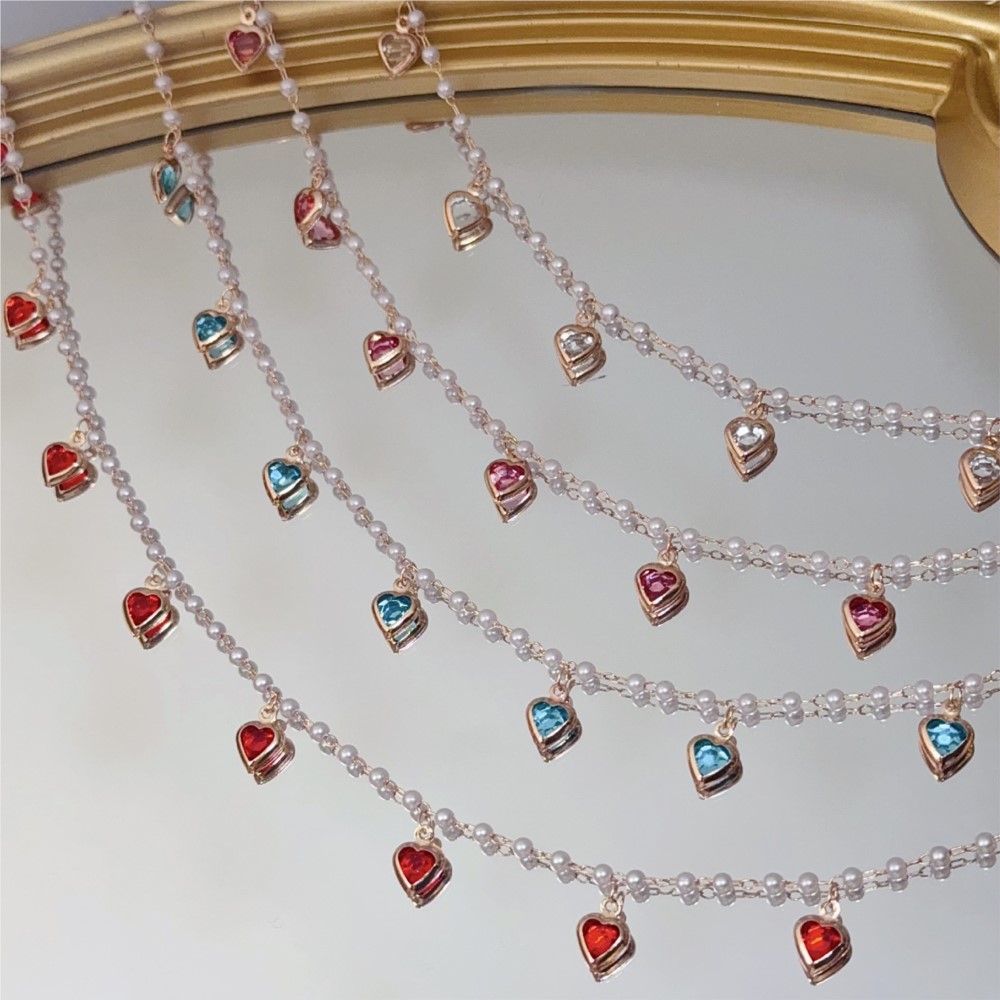 Cadena de Latón con Corazones  - Pearl Trim Chain reseña y precio