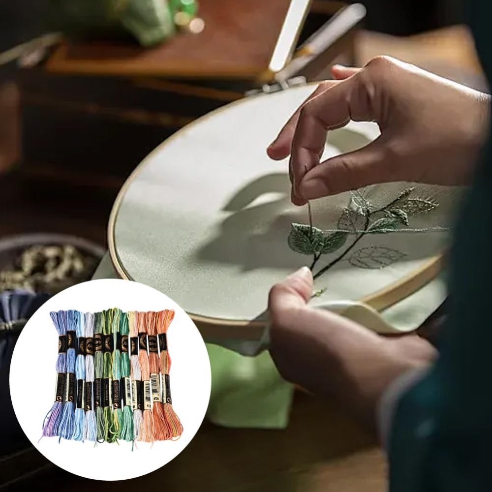 12 rollos de hilo de bordar de - Embroidery Embellishments reseña y precio