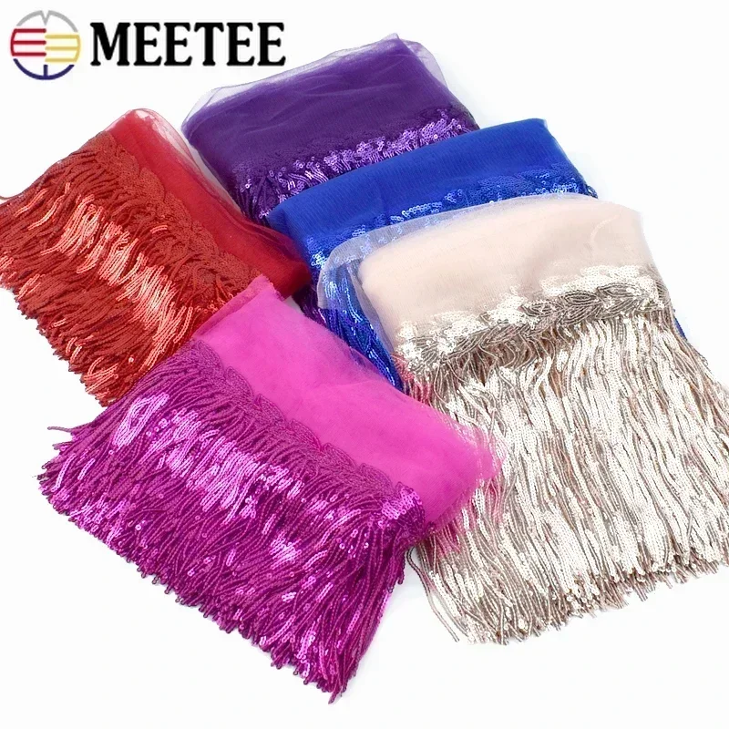 Borlas bordadas con lentejuela - Fringe Ribbon Sewing reseña y precio