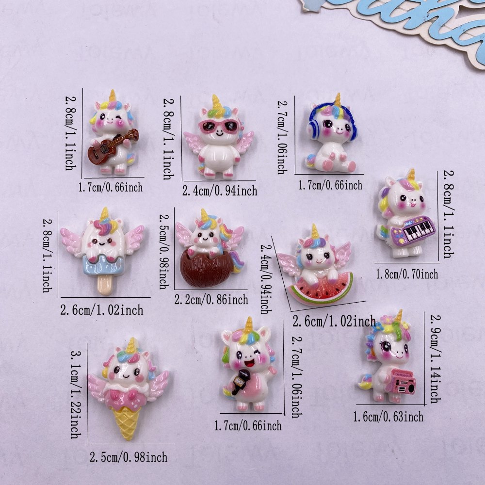 10 piezas de figuras de resina - Christmas Craft Embellishment reseña y precio