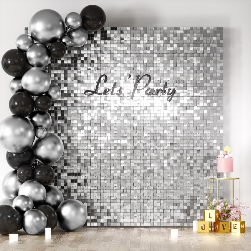 Paneles de Lentejuelas Cuadrad - Sequin Fabric Panel reseña y precio