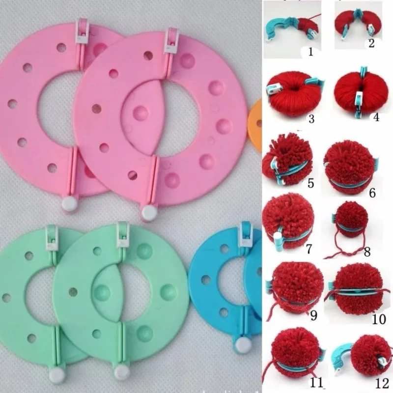 8 Uds. De bolas de pelusa de 4 - Pom Pom Maker Tool reseña y precio