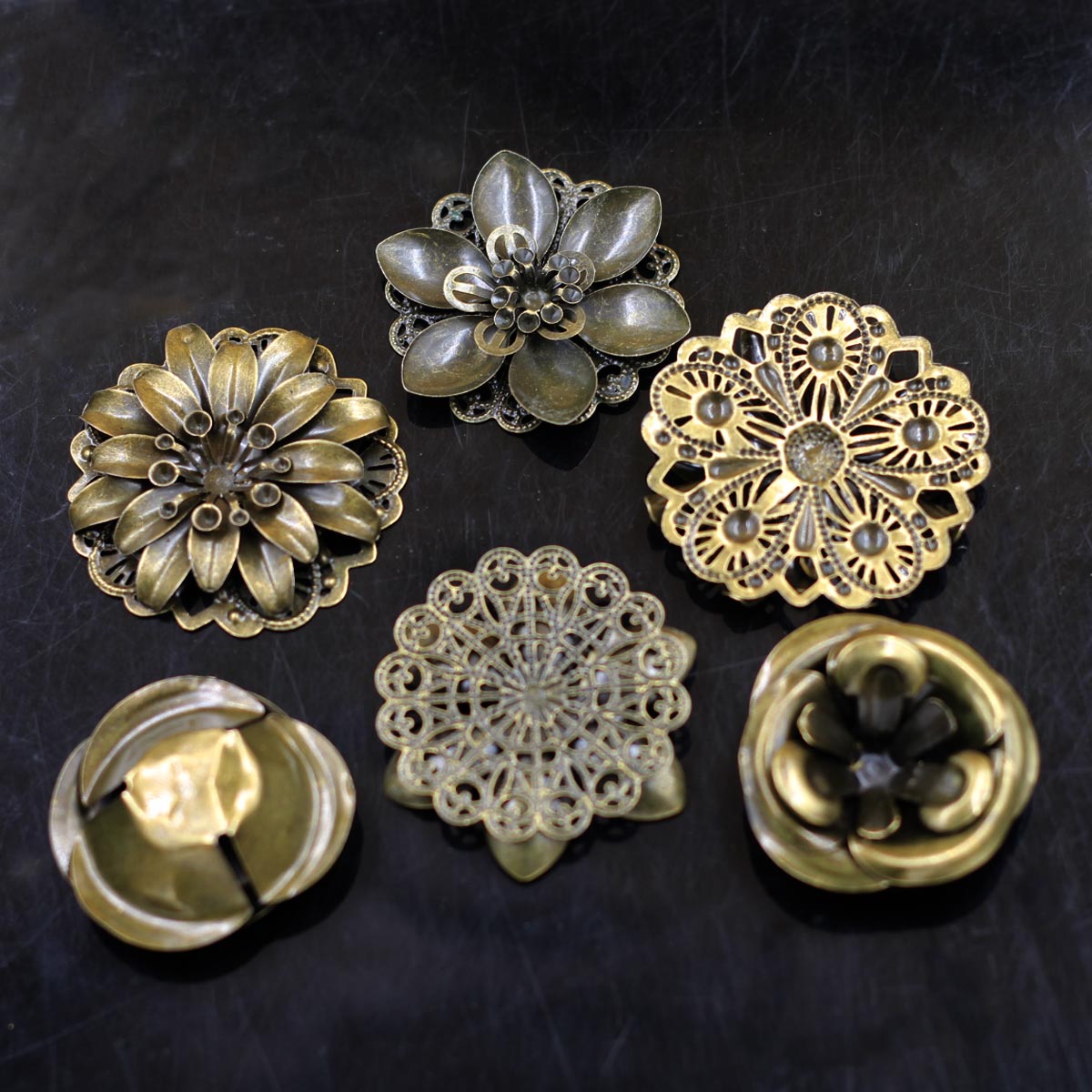 6 uds adornos combinación patr - Craft Embellishments reseña y precio