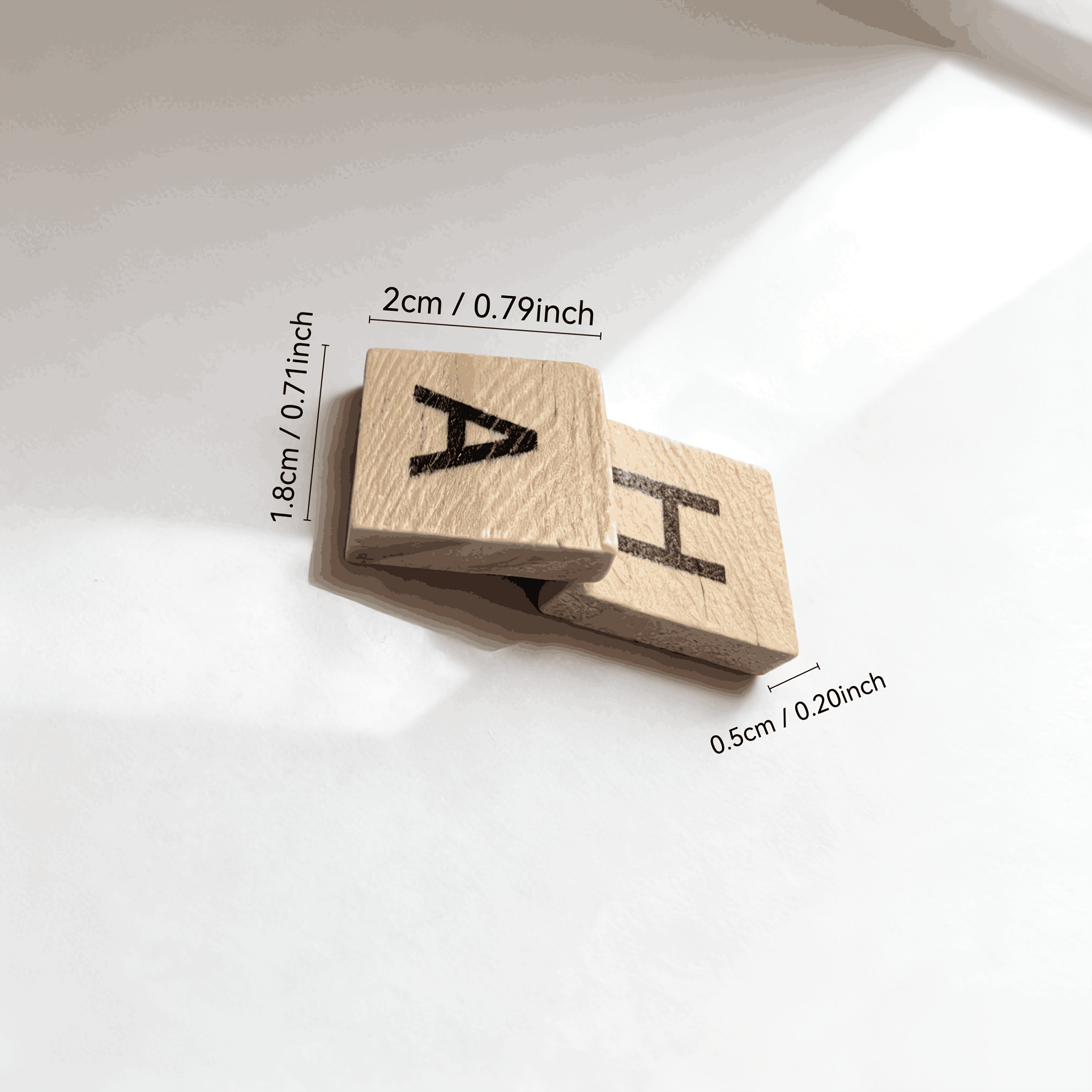 100 Cubos de Letras de Madera  - Craft Embellishments reseña y precio